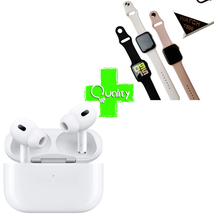 SmartWatch + AirPods Pro 2: Controla tu Día y Disfruta tu Música